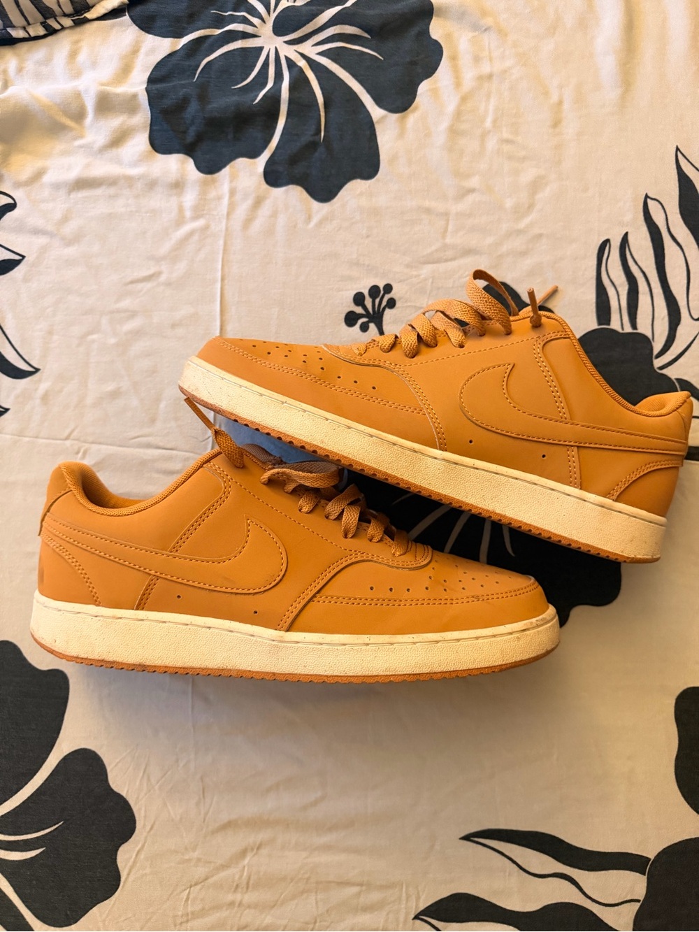 Mens Nike court vision low ‘flax’ shoe
